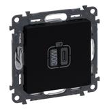 Valena Life - Ładowarka Usb Typ C - 30 W - Czarne 756355 LEGRAND