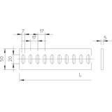 FESP 50/5, SZCZEBLE PŁASKOWNIK.DRAB.3000MM