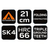 Piła ręczna bushcraftowa 43 cm