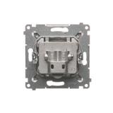 Simon 54 Gniazdo TV-DATA. Dwa porty wyjściowe typu Częstotliwość dla wejścia 5-1000 MHz brąz mat