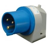 16A 230V 2P+PE Wtyk tablicowy kątowy IP44 ER 1632 004482129 ETI
