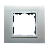 Simon 82 Nature Ramka 1-krotna Nature-metal Aluminium / pierścień aluminium mat 82917-33 KONTAKT