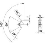 TKS-L36-M8VA4301, Łapka mocująca lekka