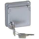 Soliroc Adapter Do Osprzetu Mosaic Z Klapka Blokowaną Kluczem IP55 077884 LEGRAND
