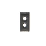 Simon Connect Płytka K45/2 złącz 2x RCA (CINCH) 225x45mm szary grafit K101/14 KONTAKT