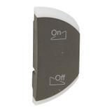 MH:KLAWISZ PRAWY ON-OFF DŹWIĘ 1M GRAFIT, Legrand