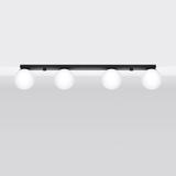 Sollux Plafon YOLI 4 czarny SL.1154