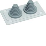 univers Przepust kablowy z dławicami do kabla śr. 23 - 55mm kl. II FZ415S HAGER