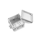 N90x90F ,  Puszka naścienna z dławicą zintegrowaną, samozatrzaskowa 93 x 93 x 55 mm , (pakowanie - w