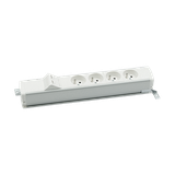 "Simon 480 TS48-130E400K0-33 Listwa standardowa 4 gn. typ E i płytka 2xRJ45 keystone