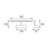 Oprawa dekoracyjna SMD LED KANARYA-8 CHROME 4200K