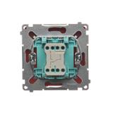 Simon Basic Łącznik schodowy 10A 250V szybkozłączka czerwony BMW6.01/22 KONTAKT