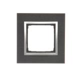 Simon 54 Nature Ramka 1-krotna Nature-Metal INOX YIN IP20/IP44* (*IP44-należy zastosować uszczelkę ramki DUN1) DRN1/78 KONTAKT