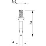 903, KOŁEK OBO Z GW.M6 DŁ.TRZ.25MM
