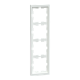 Merten D-Life, ramka czterokrotna, biały lotus