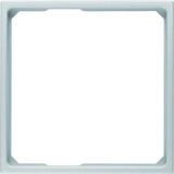 BERKER B.Kwadrat/B.7 Pierścień adaptacyjny do płytek czołowych 50x50mm aluminium 11091414 HAGER