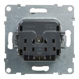Suno Gniazdo Pojedyncze Z Uziemieniem 2P+Z 16A 250 V Zaciski Śrubowe Aluminium 721385 LEGRAND