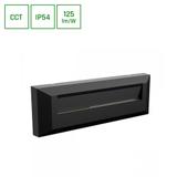 ENCANTA ASYMMETRIC 6W CCT 230V IP54 230x80x30MM CZARNY NATYNKOWA ELEWACYJNA