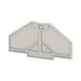 PAP PRV/PPV4 GR Płytka końcowa (styki), 70 mm x 3 mm, szary /10szt./ 1211450000 WEIDMÜLLER