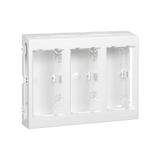 Simon Connect Obudowa natynkowa 3-modułowa 6x K45 czysta biel