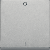 Merten, System M, klawisz pojedynczy z oznaczeniem ''0/1'', aluminium