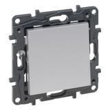 Niloe Step - łącznik jednobiegunowy 10 AX- kolor aluminium, Legrand