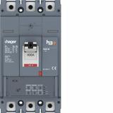 MCCB Wyłącznik mocy h3+ P630 LSI 3x400A 50kA HMW400JR HAGER