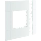 tehalit.WA Maskownica 120mm 1-krotna 55x55mm PC-ABS bezhalogenowy biały