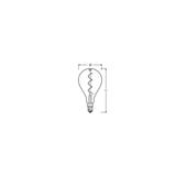 Żarówka LED Vintage 1906 LED dim CL A160 FIL SMOKE 12 dim 5W/818 E27 4058075270022 LEDVANCE