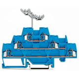 złączka trzypiętrowa L/L/L 2,5 mm2 niebieska