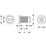 ZRH Zamek metalowy do rozdzielnic hermetycznych 36.80 OPATÓWEK