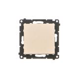 Simon 55 Przycisk zwierny pojedynczy zwierny bez piktogramu szybkozłączka Szampański mat