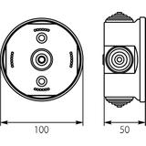PO-100 puszka instalacyjna natynkowa 31.3 OPATÓWEK