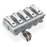 złączka zasilająca 5-biegunowa ze stopkami ze styk. PE