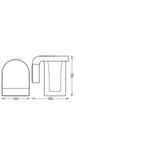 Oprawa SMART+ OUTD WIFI CASCADE WALL RGBW DG