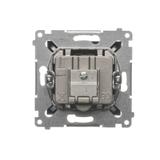 SIMON 54 WMDA-01100z-048 Gniazdo antenowe R-TV zakończeniowe do gniazd przelotowych (moduł); antracy