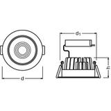 Spot LED adjust 4.5W/3000K 230V IP20