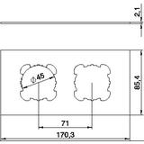 T8NL/P3, PŁYTKA MONTAŻOWA