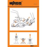 Naklejka z instrukcją obsługi /100szt./ WAGO