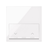 Simon 100 Panel 1-krotny: 1 klawisz roletowy biały