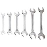 Klucze płaskie dwustronne 6-32 mm, zestaw 12 szt.