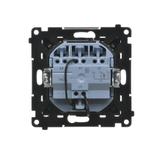 Simon 55 Łącznik potrójny z podświetleniem LED szybkozłączka Czarny mat TW31L.01/149 KONTAKT