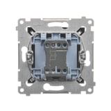 Simon 54 Przycisk pojedynczy zwierny z podświetleniem LED bez piktogramu 16A 250V zaciski śrubowe antracyt DP1AL.01/48 KONTAKT