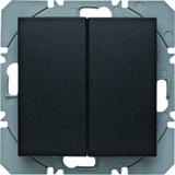 BERKER B.X/S.1 KNX RF quicklink Przycisk podwójny płaski antracyt 85656285 HAGER