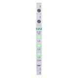 Lampka kontrolna zasilania z zabezpieczeniem 1/3S 3xLED ZIELONA LK-BZ-703G F&F