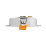 Oprawa downlight DURE 3 5W NW b. neutralna 230V 110st IP54 IK06 95x31 BIAŁY okrągła zasilacz zintegr