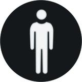 R.x Folia do sygnalizatora świetlnego symbol  mężczyzna