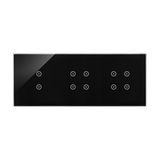 Simon 54 Touch Panel dotykowy S54 Touch 3 moduły 2 pola dotykowe pionowe + 4 pola dotykowe +  4 pola dotykowe zastygła lawa DSTR3344/73 KONTAKT