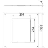 DUG350-3/6, POKRYWA MONTAŻOWA