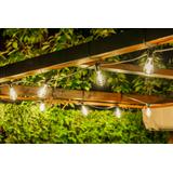 GIRLANDA OGRODOWA 7,5m,AC220-240V,50-60Hz,10XE27,2X1,5mm